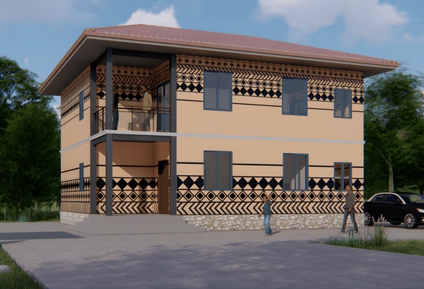 Guinea – Two-Story Resettlement Housing